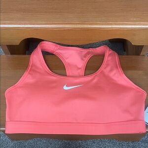 Nike Women's Vibrant Coral Sports Bra